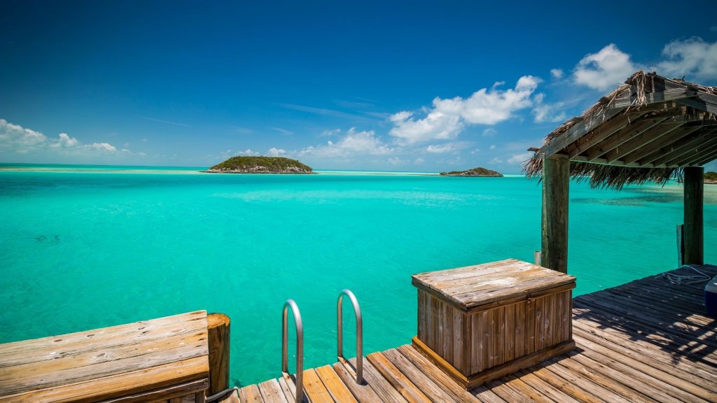 A scenic view of marine life at and Exuma Cays Island