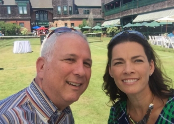 Jerry Solomon with his wife Nancy