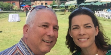 Jerry Solomon with his wife Nancy